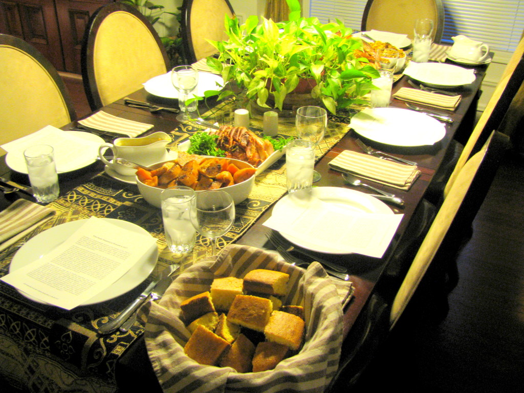 Thanksgiving Table 2013